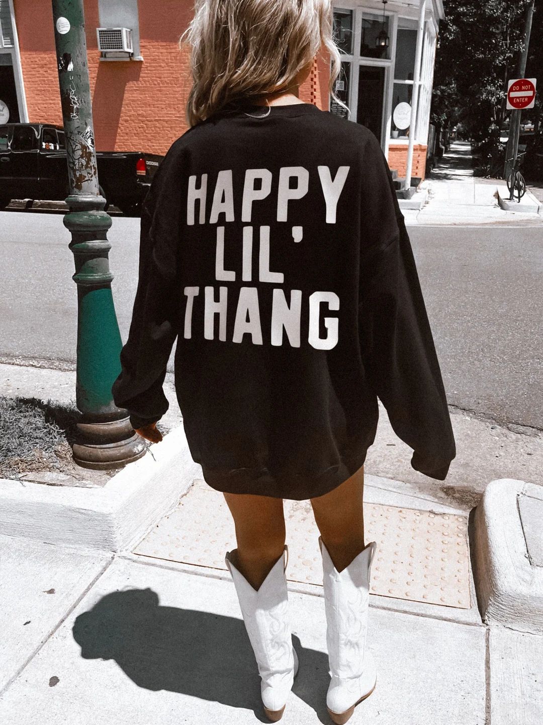 Happy Lil' Thang Sweatshirt - Etsy | Etsy (US)