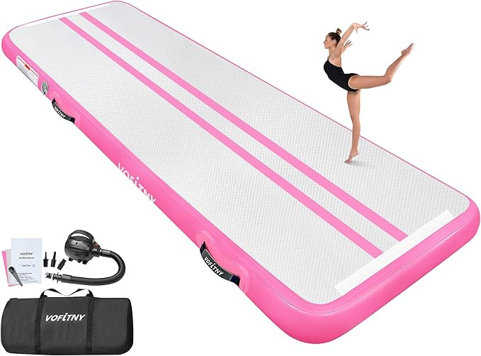 VOFiTNY All Purpose Gymnastics Mat 6.6/10/13/16/20 ft Sturdy Inflatable Tumble Track for Home/Gym | Amazon (US)