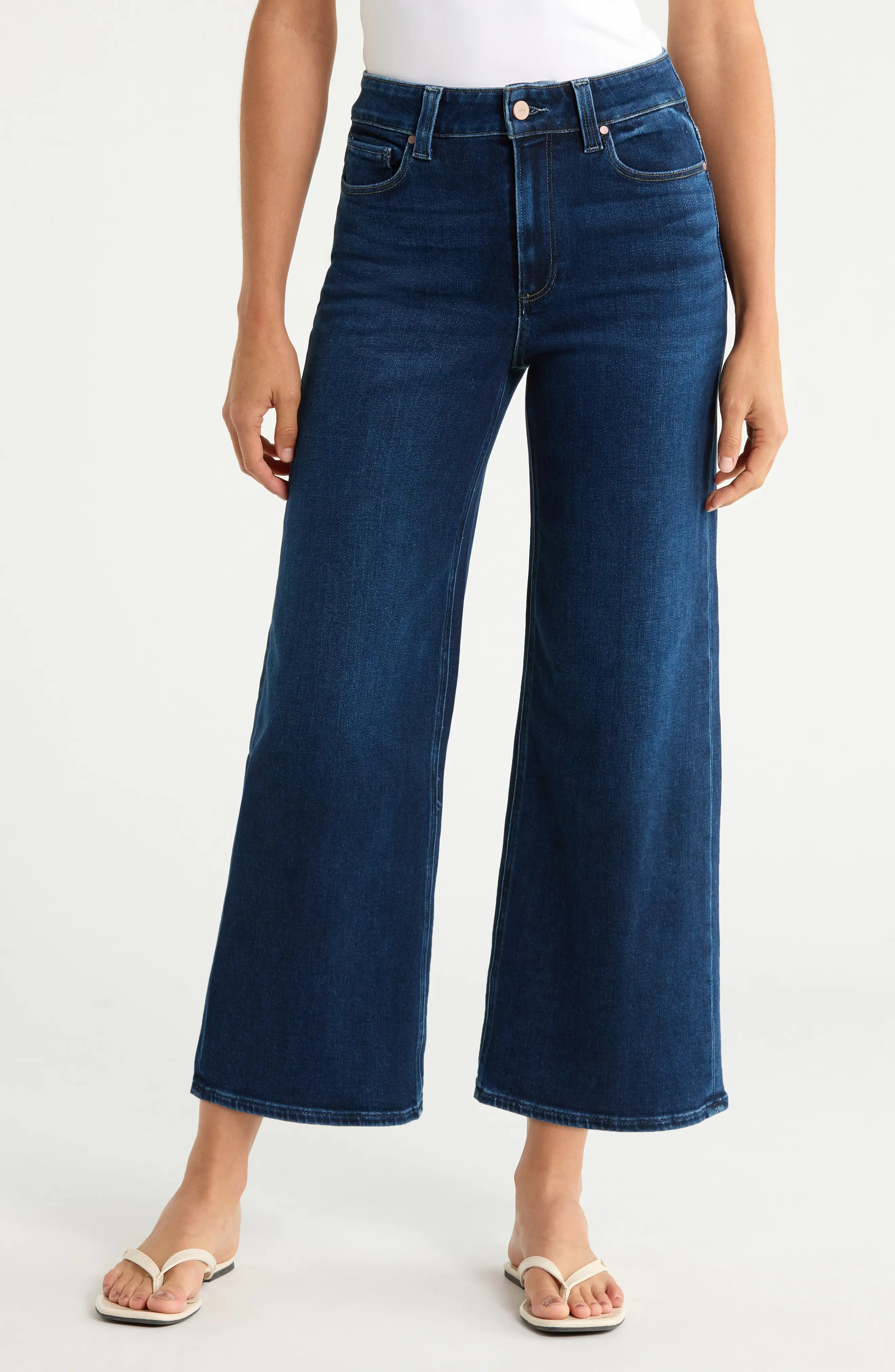 Anessa High Waist Wide Leg Jeans (Women) | Nordstrom | Nordstrom