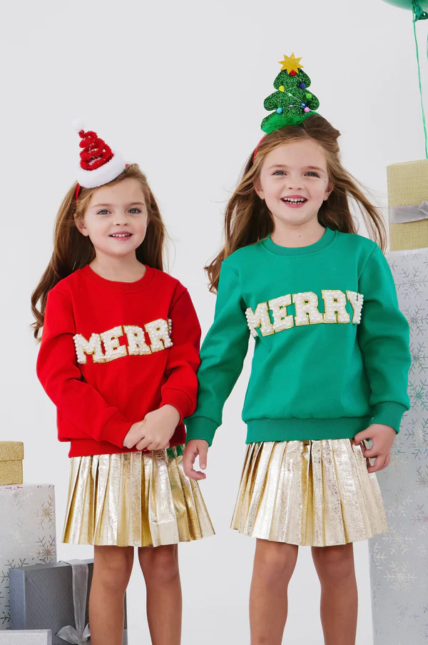 Merry Pearl Sweatshirt    Holiday Staple | Lola + The Boys