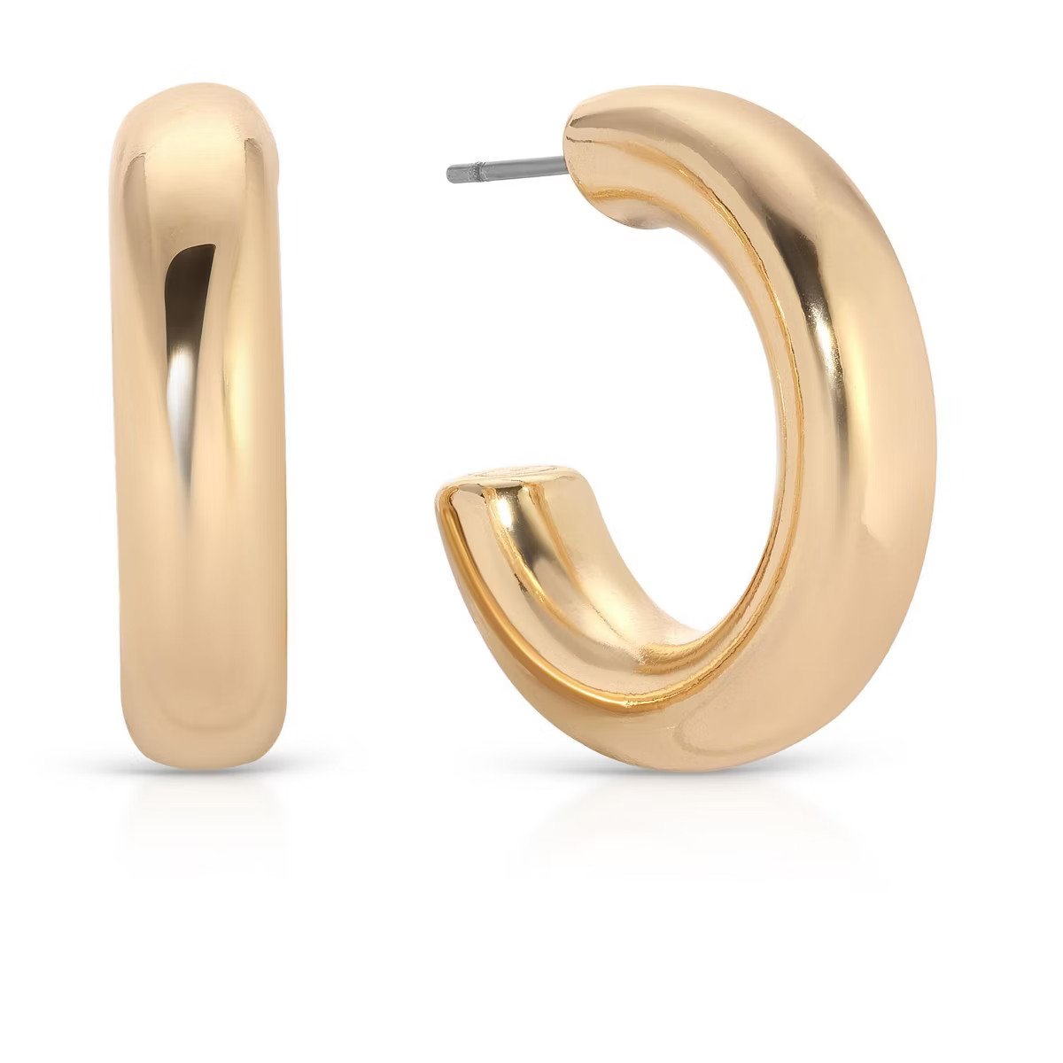 Small Thick Classic Hoops - Ettika | Target