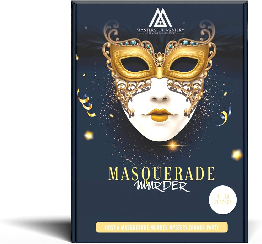 Replay-able Masquerade Murder Mystery Dinner Party Game for Up to 20 Adults - Host Your Own Dinne... | Amazon (US)