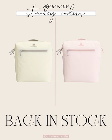 Cream and Rose Quartz are back in stock for the NEW Stanley backpack coolers! 

#LTKTravel #LTKActive #LTKItBag