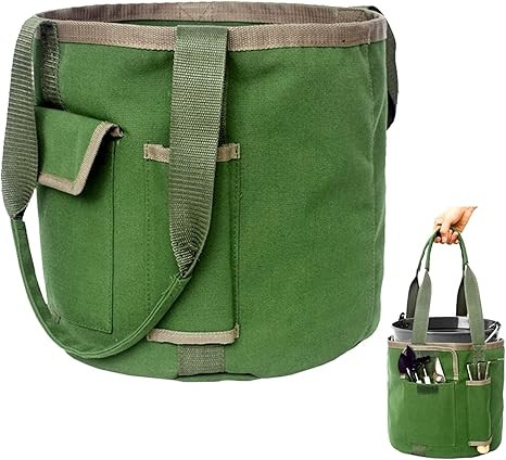 Garden Tools Bucket Bag,Gardening Organizer Tote for 5 Gallon Buckets with Pockets,Garden Bags fo... | Amazon (US)
