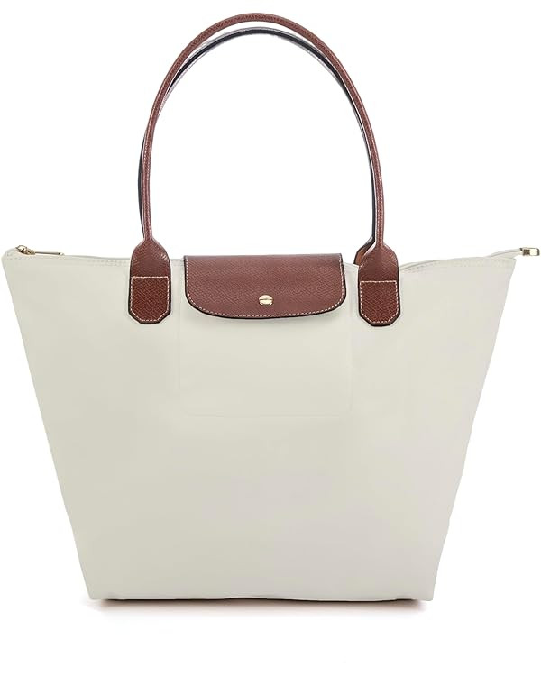 Tote Bag for Women Foldable Shoulder Bag Nylon Weekend Hobo Handbag | Amazon (US)