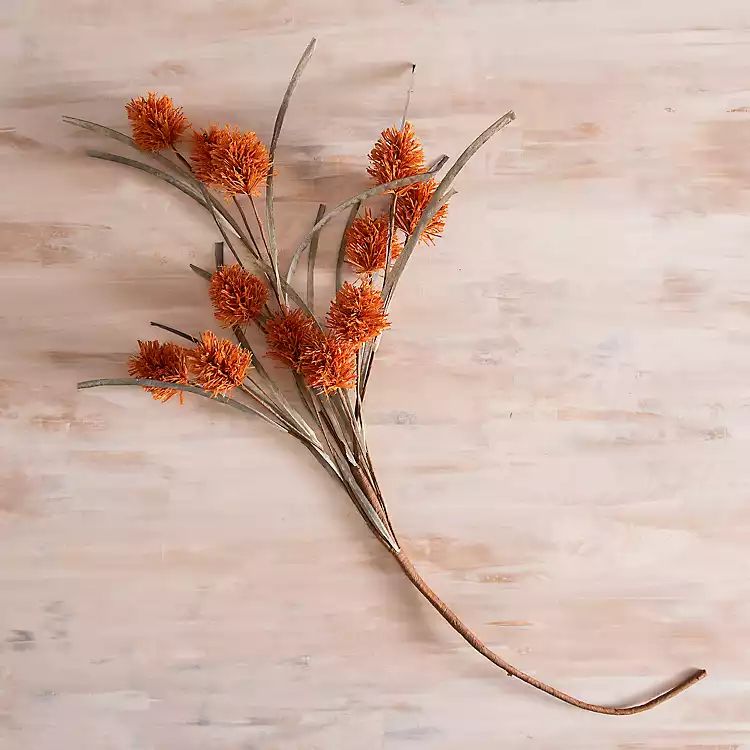 Orange Raffia 2-pc. Grass Stems, 34 in. | Kirkland's Home