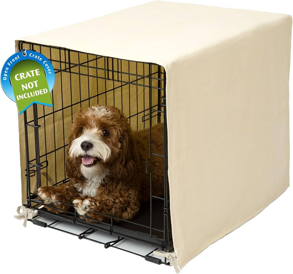 Pet Dreams Dog Crate Cover – Small to Extra Large Dog Kennel Covers, Breathable Single Door Sof... | Amazon (US)