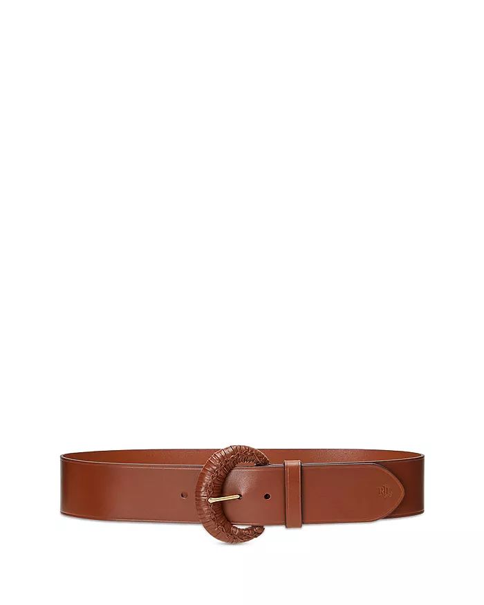 Ralph Lauren Crescent Buckle Leather Wide Belt  Women - Bloomingdale's | Bloomingdale's (US)