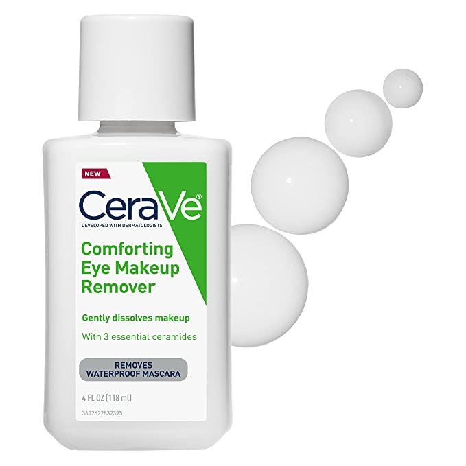 CeraVe Eye Makeup Remover | Waterproof Makeup Remover with Hyaluronic Acid and Ceramides |Non-Com... | Amazon (US)