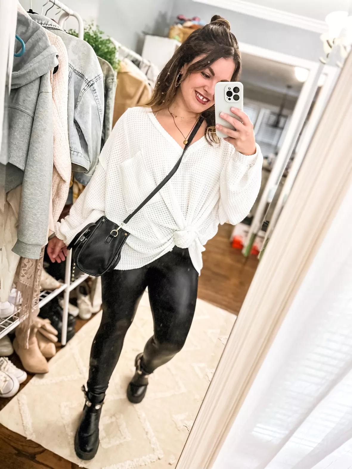 Faux Leather Legging in Black curated on LTK