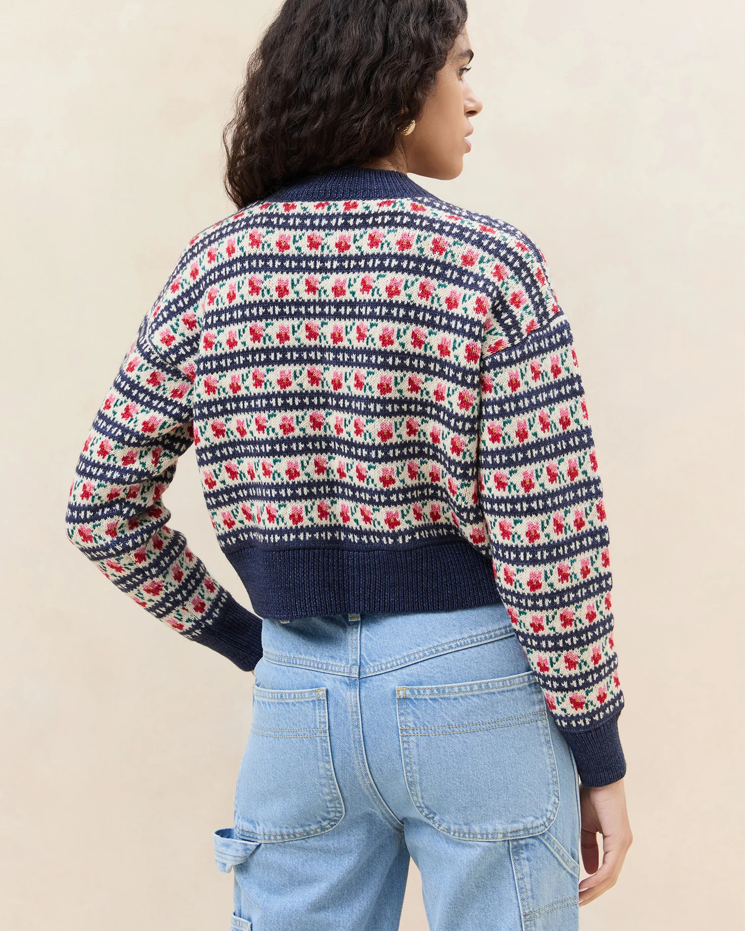 Idris Intarsia Cardigan | Loeffler Randall