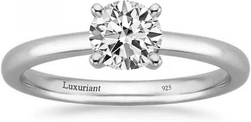 Shop LC IGI Certified Lab Grown Diamond Engagement Ring for Women | 0.5 to 4 Carat | E-F Color VS... | Amazon (US)