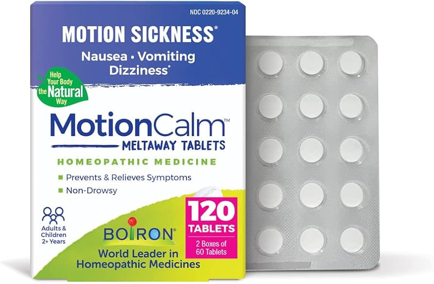 Boiron MotionCalm Relief for Nausea, Vomiting, or Dizziness from Motion Sickness, Carsickness, Se... | Amazon (US)