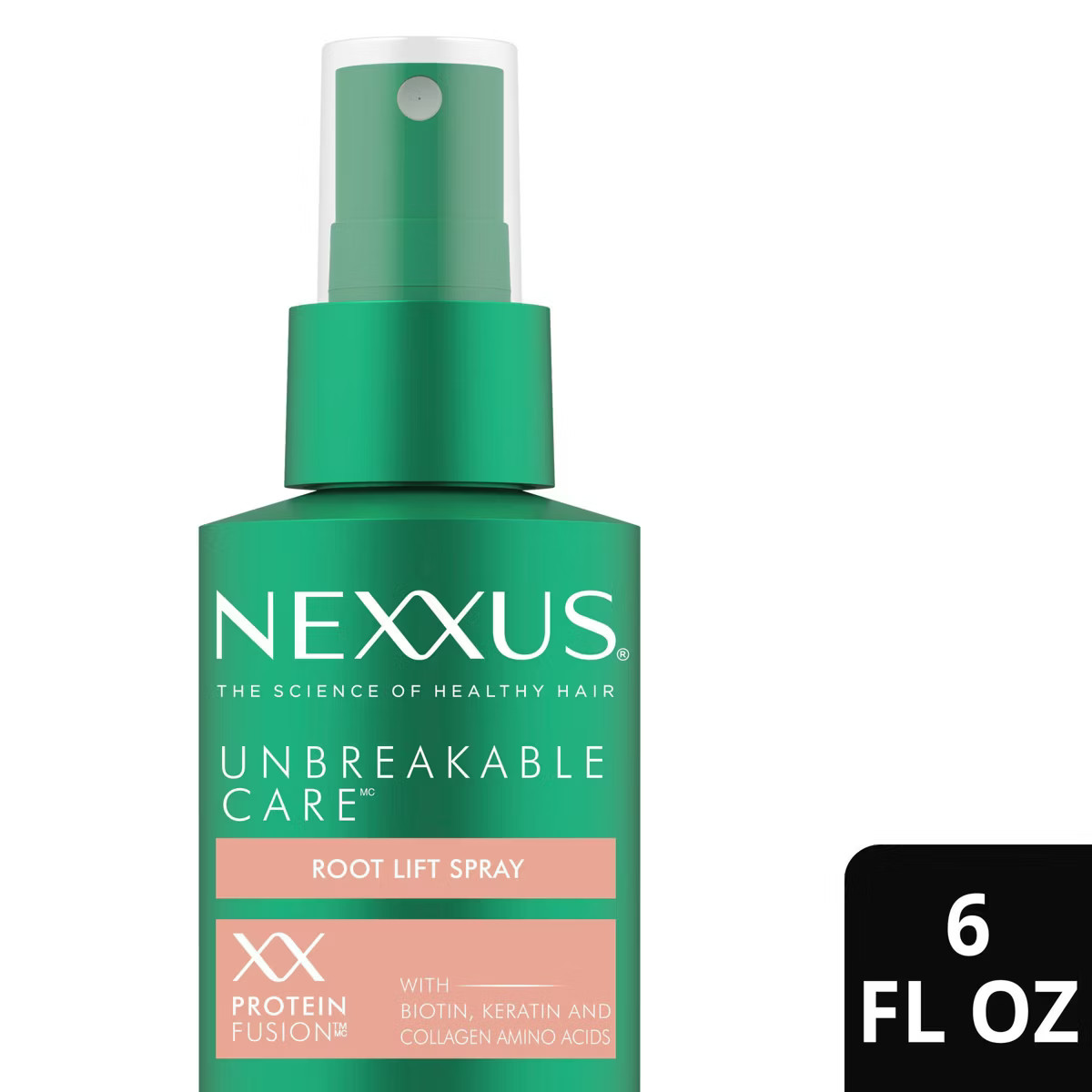 Nexxus Unbreakable Care for Fine & Thin Hair Root Lift Biotin Thickening Spray - 6 fl oz | Target