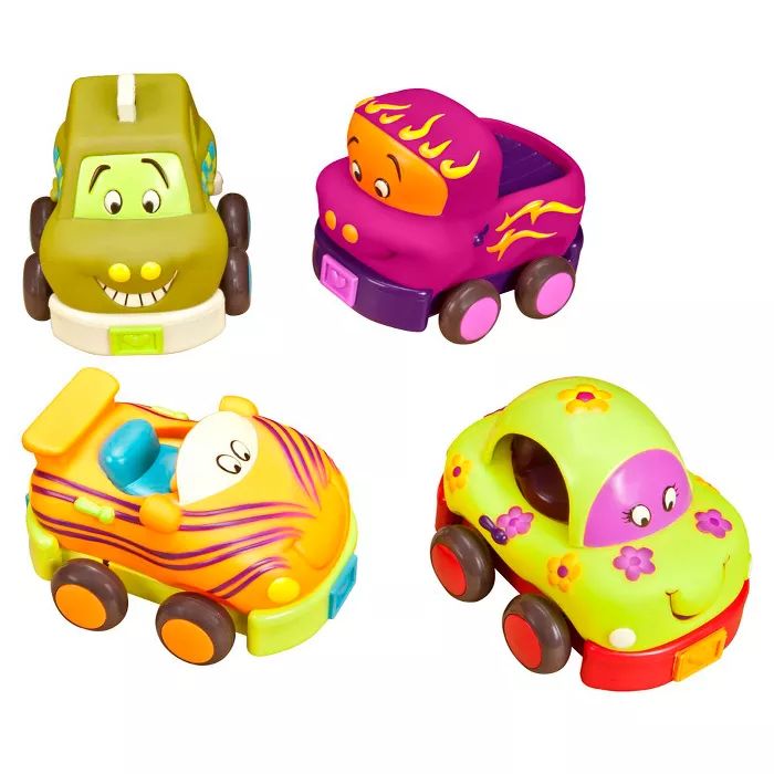 B. Toys 4 Pull-Back Toy Vehicles - Wheeee-ls! | Target