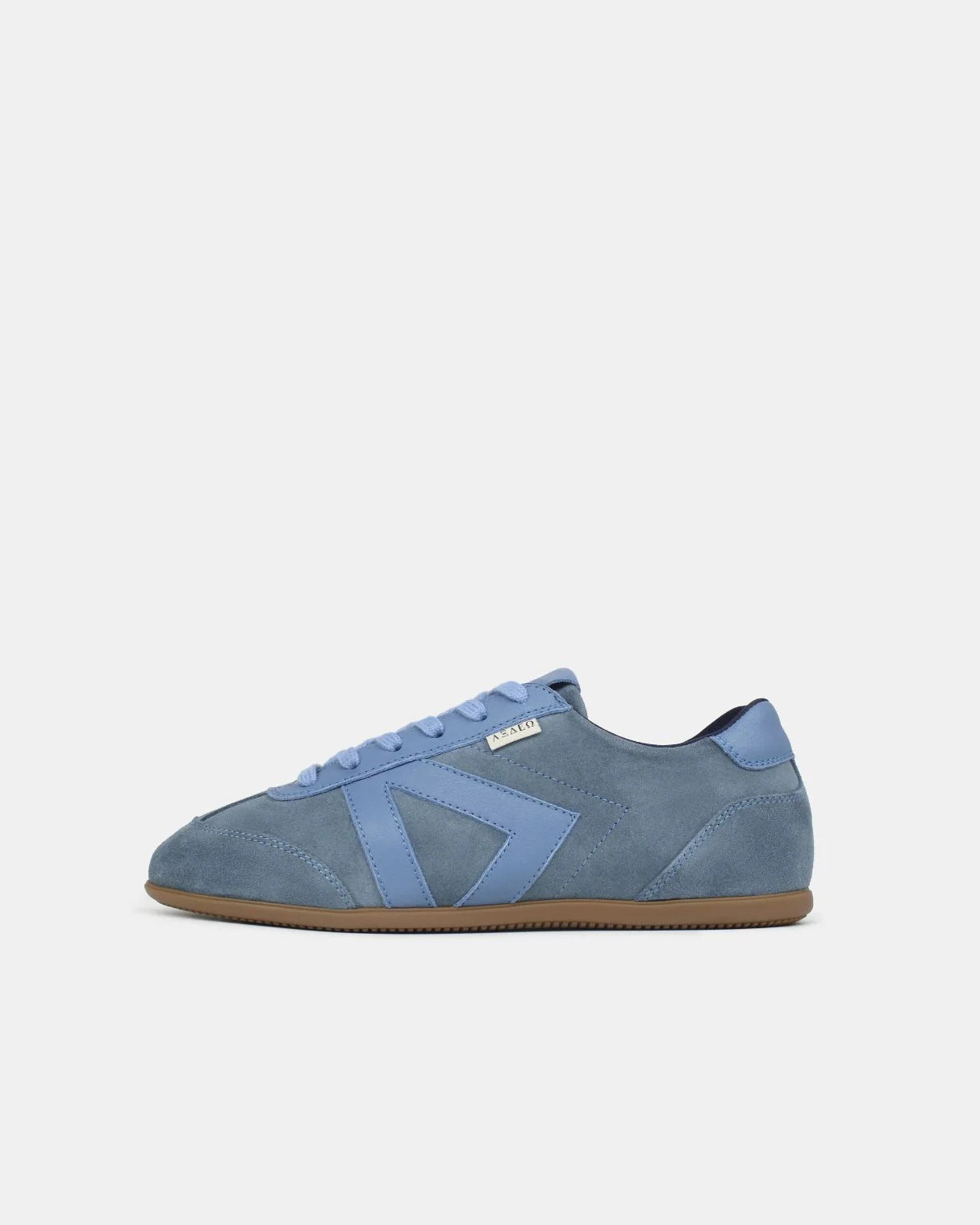 Sans Matin Iris Women's Low Top Sneakers | Denim Blue Suede & Leather | Quality Comfort Style | L... | SANS MATIN US