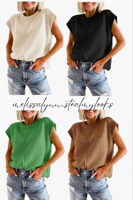 Summer Cap Sleeve Tops Casual Crew Neck Loose Fit Knit Lightweight Sweater Pullover Top.

Shop my favorites at Melissa Lynn Steal My Looks.

#LTKStyleTip #LTKSeasonal #LTKFindsUnder50
