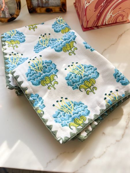 Cutest peony printed hand towels 🩵 bathroom accessories. 

#LTKhome