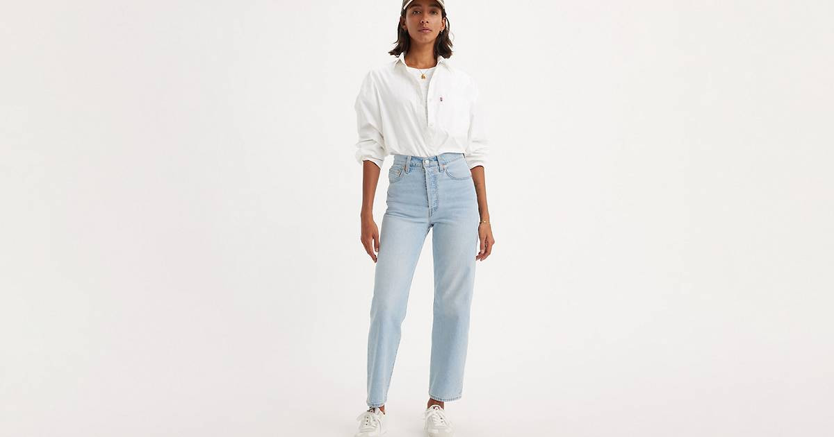 Ribcage Straight Ankle Women's Jeans - Light Wash | Levi's® US | LEVI'S (US)