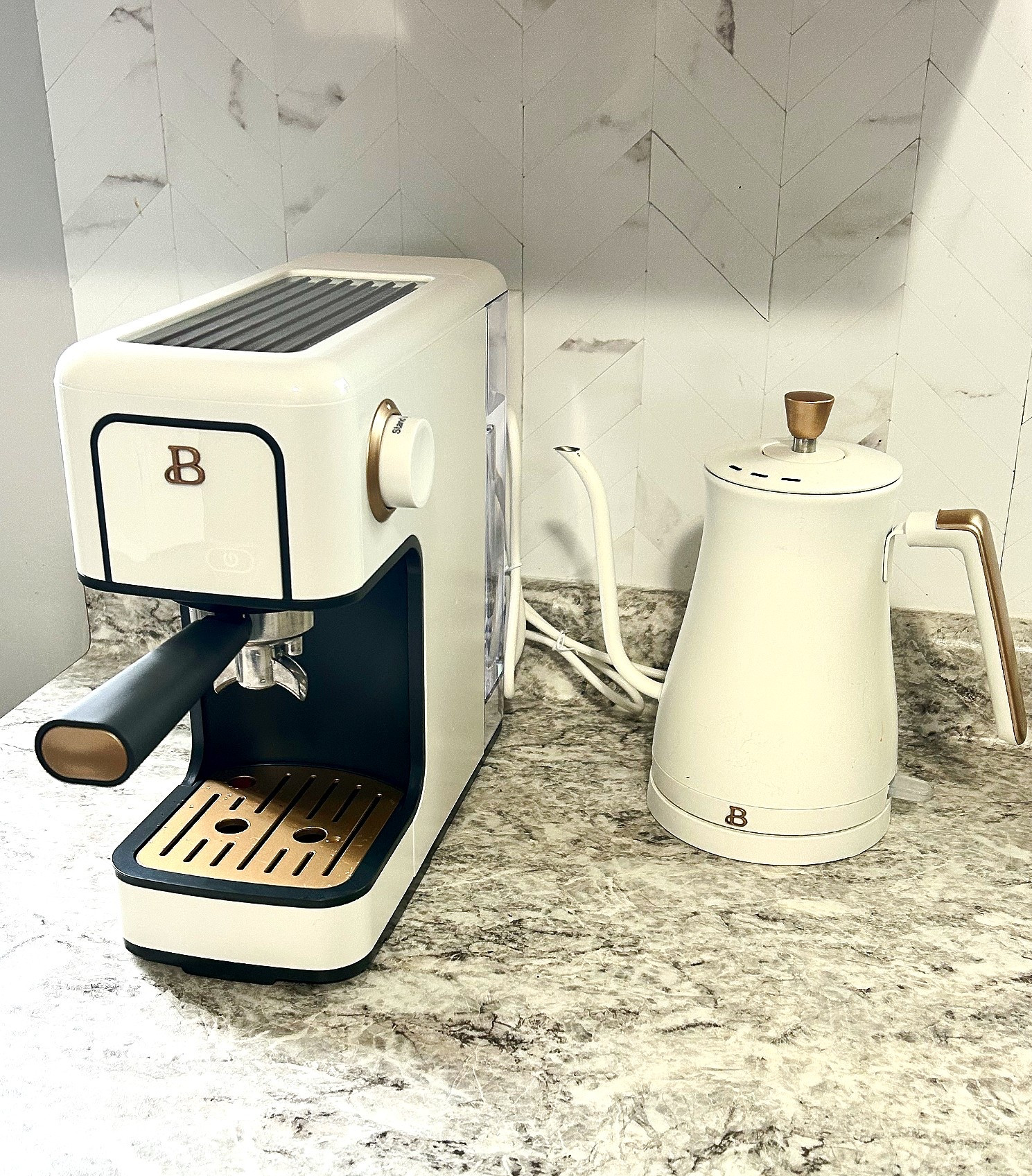 My little coffee and tea station 💕I am obsessed with all things Drew Barrymore Beautiful Collection 😍 

#LTKHome #LTKFamily