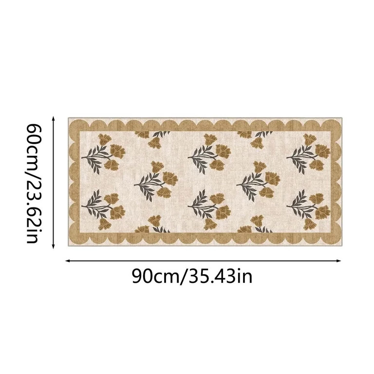 Front Door Mat Indoor Entrance Clearance Floral Washable Layered Doormat Outdoor Entrance Spring ... | Walmart (US)