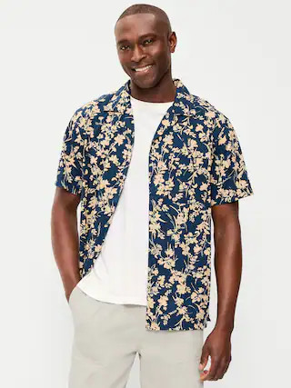 Short-Sleeve Camp Shirt | Old Navy (US)
