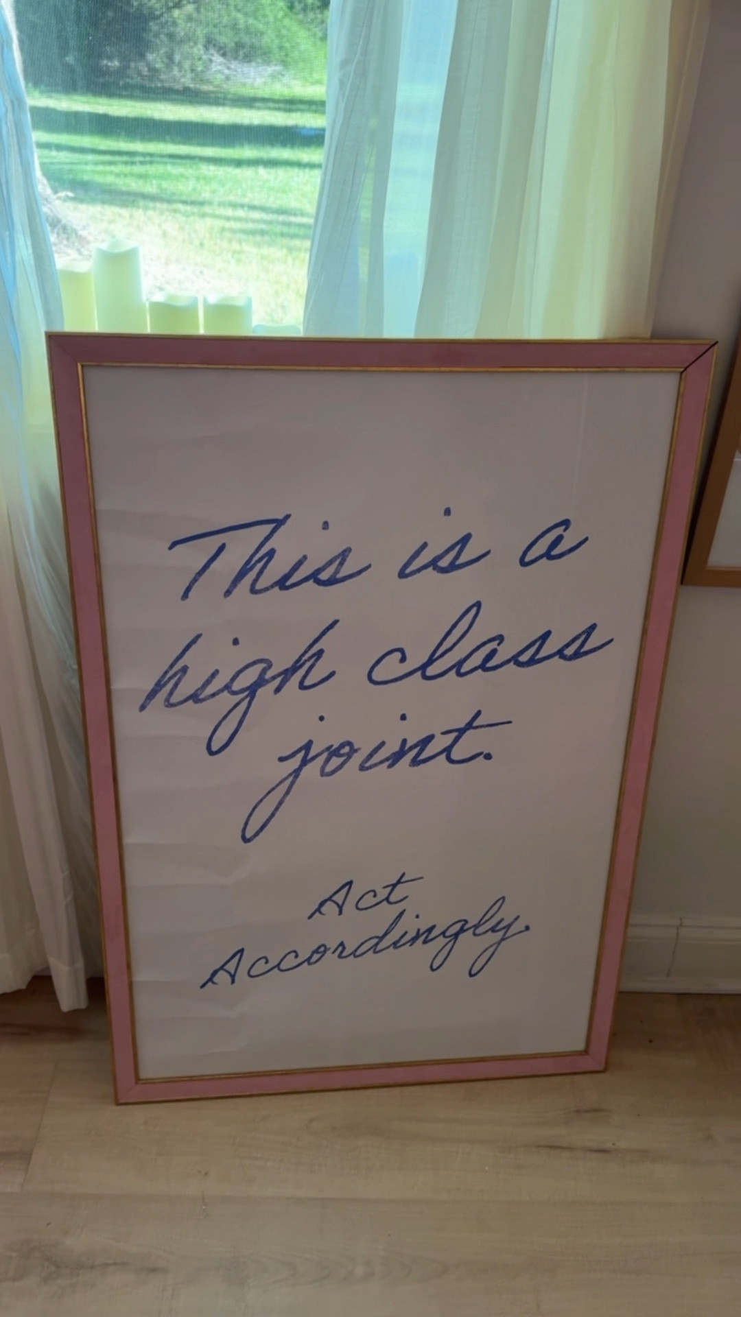 newest art addition 🤍