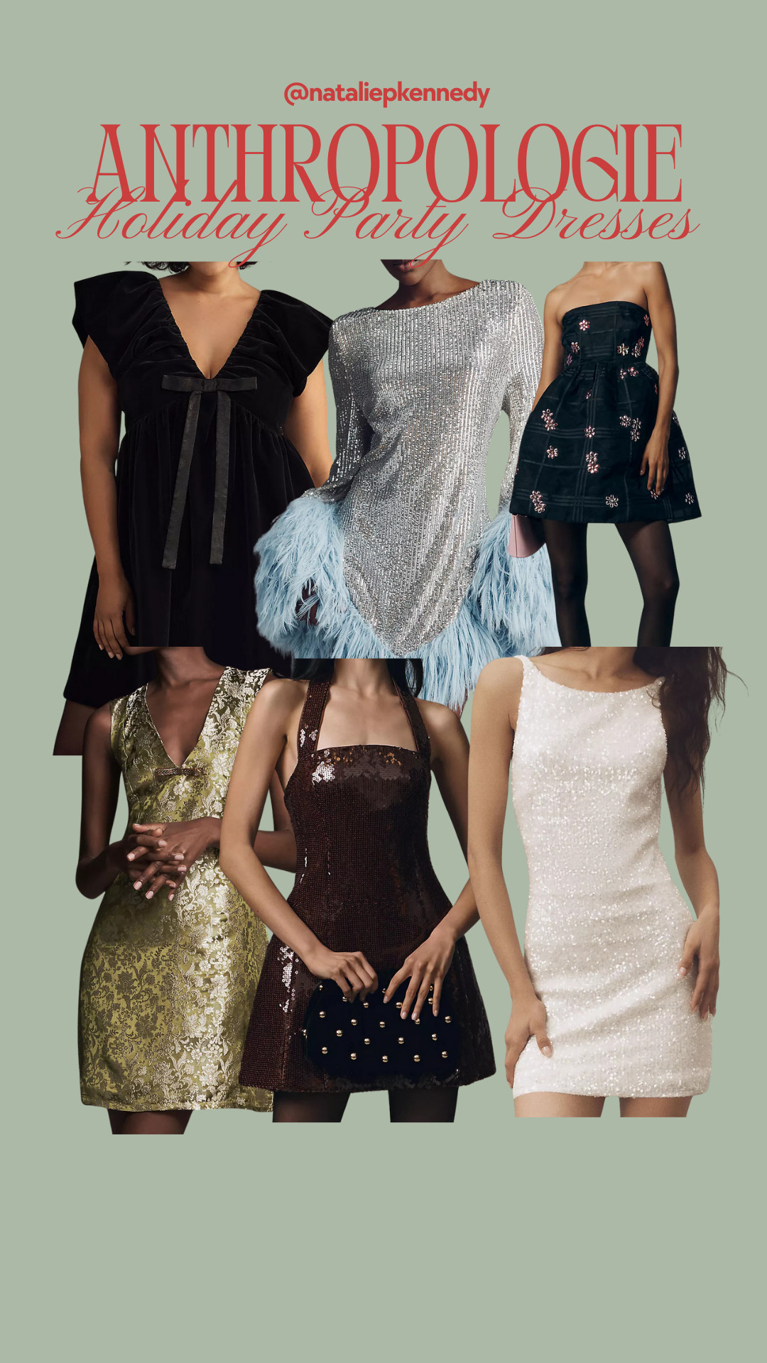 anthro holiday party dresses 

 #LTKHoliday #LTKgrwm #LTKootd