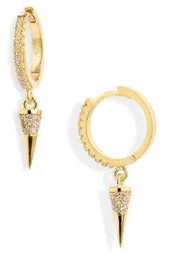 Adina’s Jewels Spike Huggie Earrings | Nordstrom