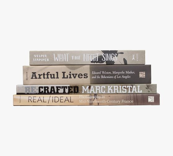 Modern Dust Jacket ColorStak Books - Set of 4 | Pottery Barn (US)