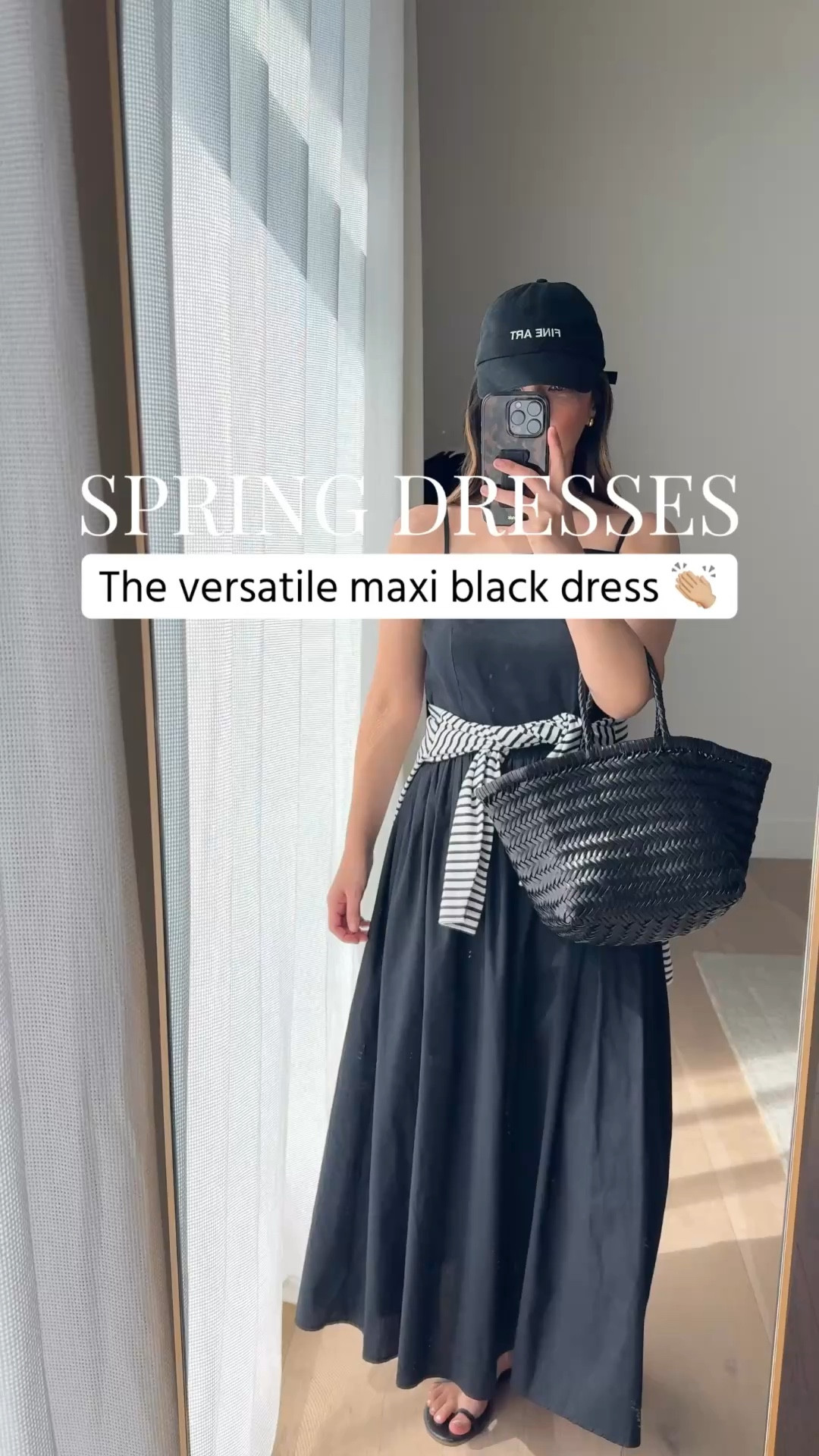 Love dressing down a simple black dress 🤌🏻 this one is old, linked many similar options 

Free Assembly dress xs - old
Dragon Diffusion triple jump small
Tkee sandals 5
YSL sunglasses 
Quince earrings
Dorsey James necklace 15”
Fine art hat (old) 

Spring dresses, spring outfits 2026, black dress, petite style 

#LTKootd #LTKSeasonal #LTKPetite