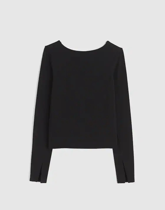 Long-Sleeve Scoopback Tee | Madewell | Madewell