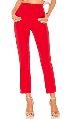 Lovers + Friends Tempo Skinny Pants in Red from Revolve.com | Revolve Clothing (Global)