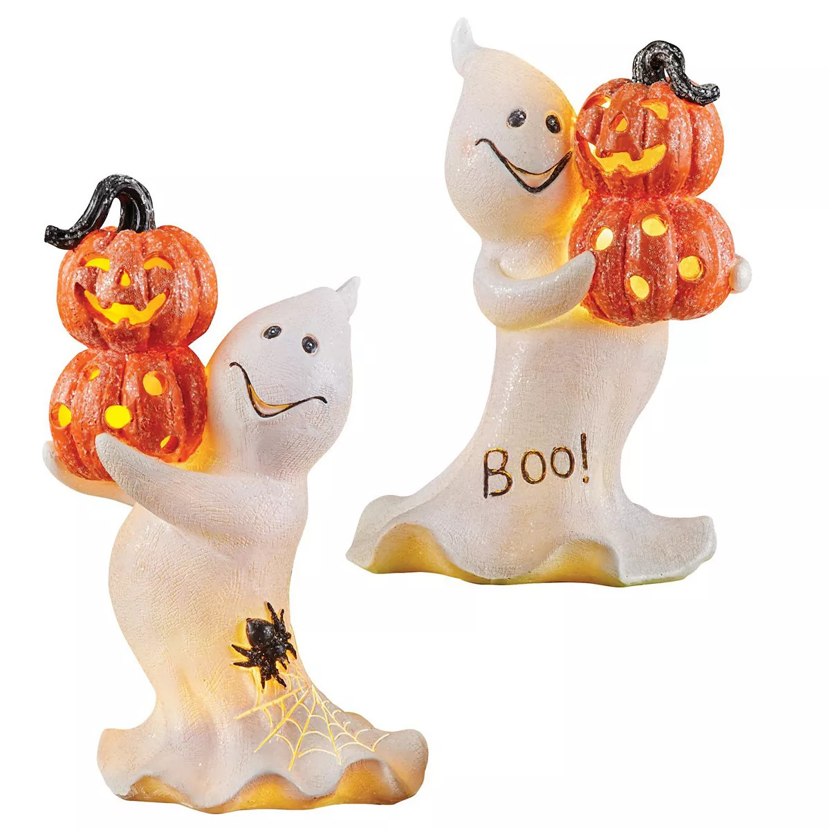 Collections Etc Led Lighted Halloween Ghost Decorations - Set Of 2 | Kohl's