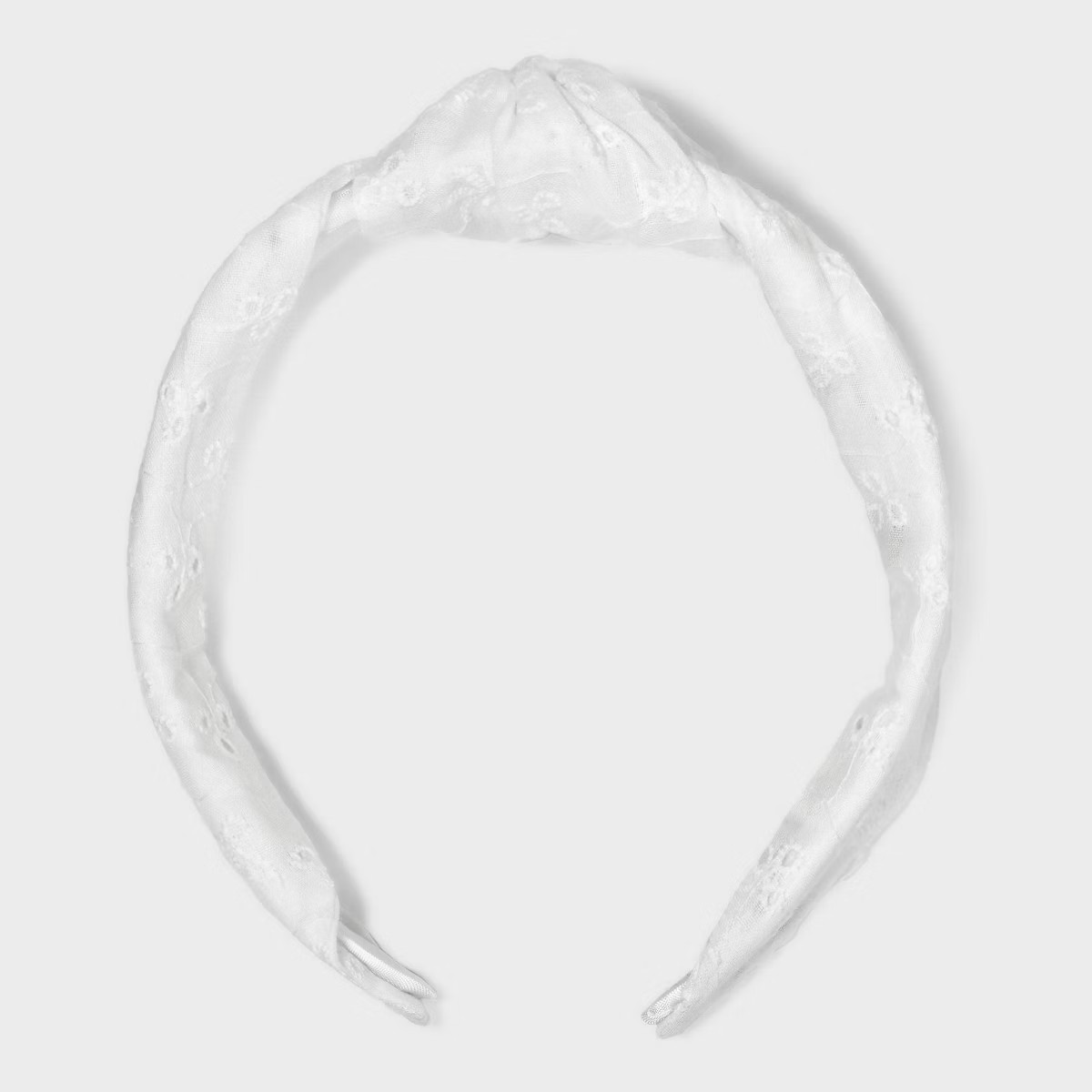 Eyelet Top Knot Headband - Universal Thread™ White | Target