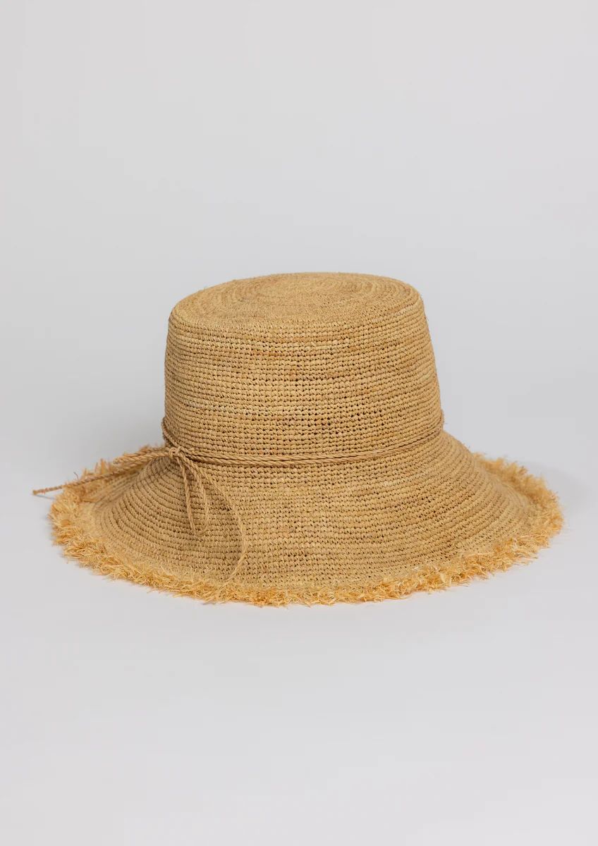 Packable Raffia Bucket Hat | Hat Attack