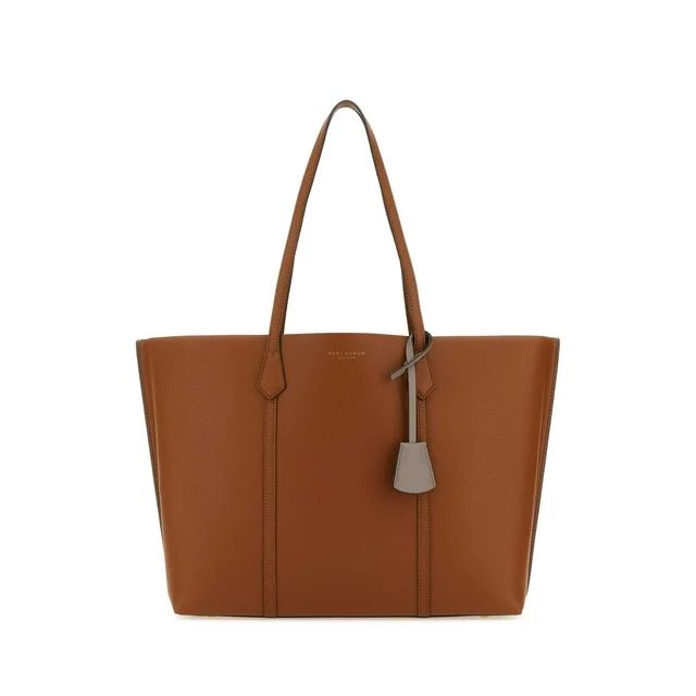 Tory Burch Woman Brown Leather Perry Shopping Bag | Walmart (US)