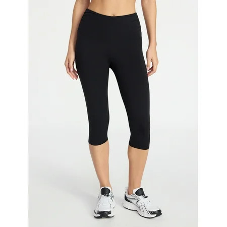Avia Women's Side Ruched Color Capri, Sizes XS-XXXL | Walmart (US)