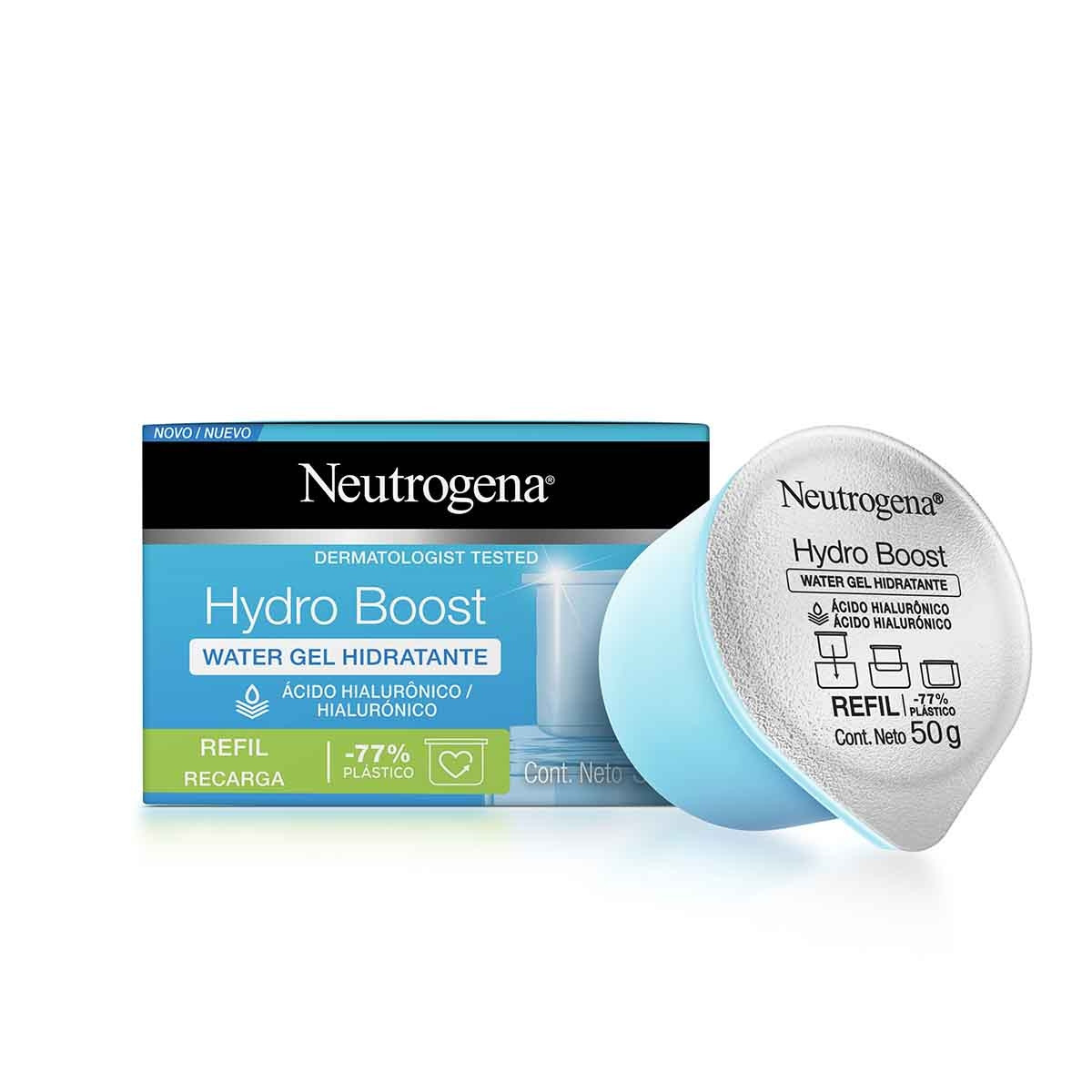 Neutrogena Hydro Boost Water Gel Hidratante Facial Refil 50G | DrogaRaia (BR)