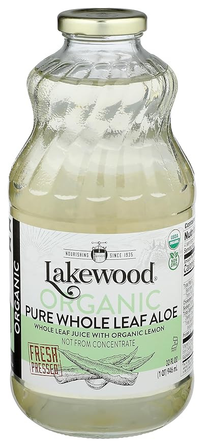 Lakewood, Organic Aloe Vera Leaf Juice, 32 Fl Oz (Pack of 1) | Amazon (US)