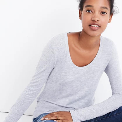 Anthem Scoop Long-Sleeve Tee | Madewell