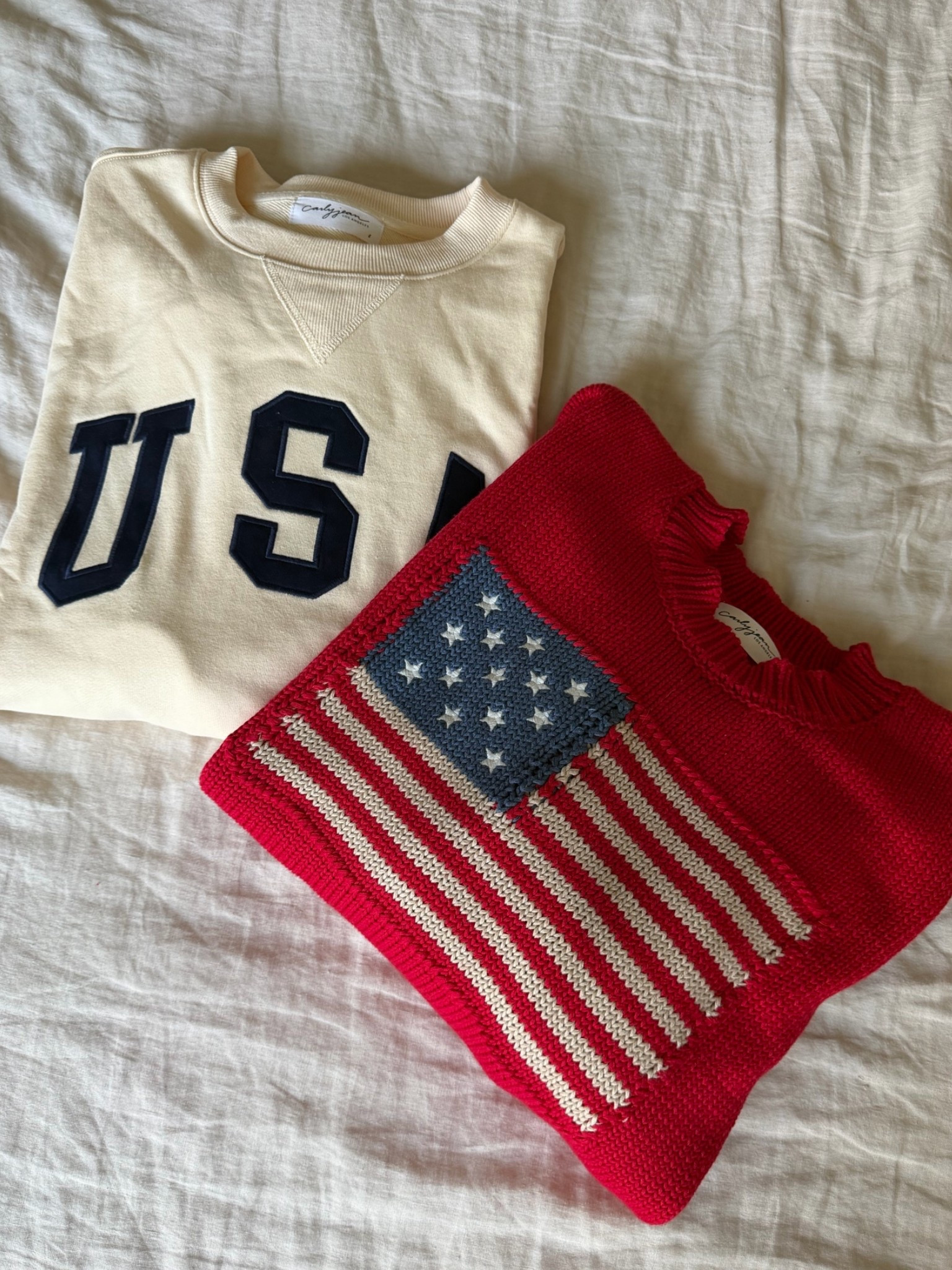 these two sweaters are from Carly Jean Los Angeles 🇺🇸

#LTKgrwm #LTKootd #LTKdayinmylife