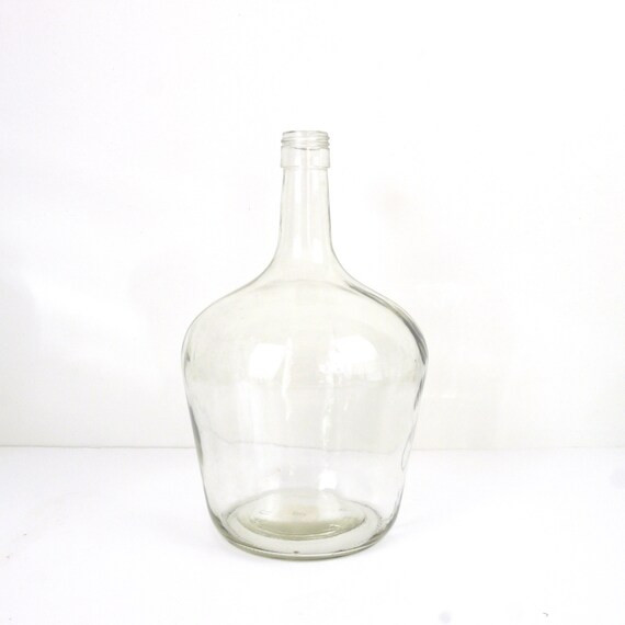 Vintage demijohn bottles 2 liters - Glass demijohn wine bottle flowers vase - French vintage deco... | Etsy (US)