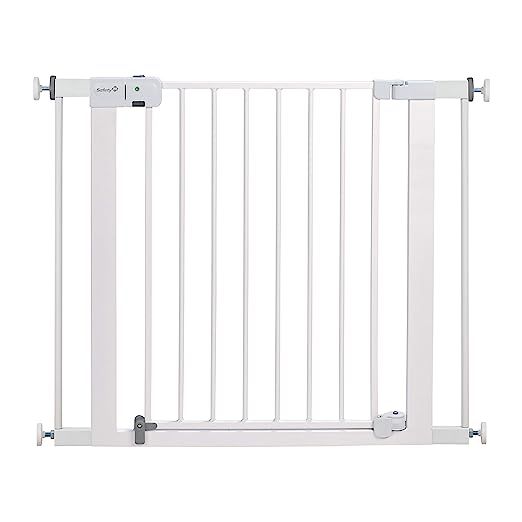 Safety 1st Easy Install Auto-Close Baby Gate with Pressure Mount Fastening, White | Amazon (US)