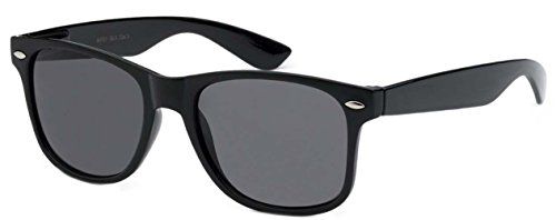 Kids Childrens 80's Classic Retro Wayfarer Sunglasses (Black) | Amazon (US)