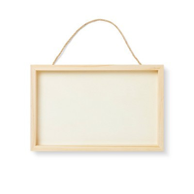DIY Blank Rectangle Hanging Sign Unfinished Craft - Mondo Llama™: Wooden Craft for Adults, 9"x14" | Target