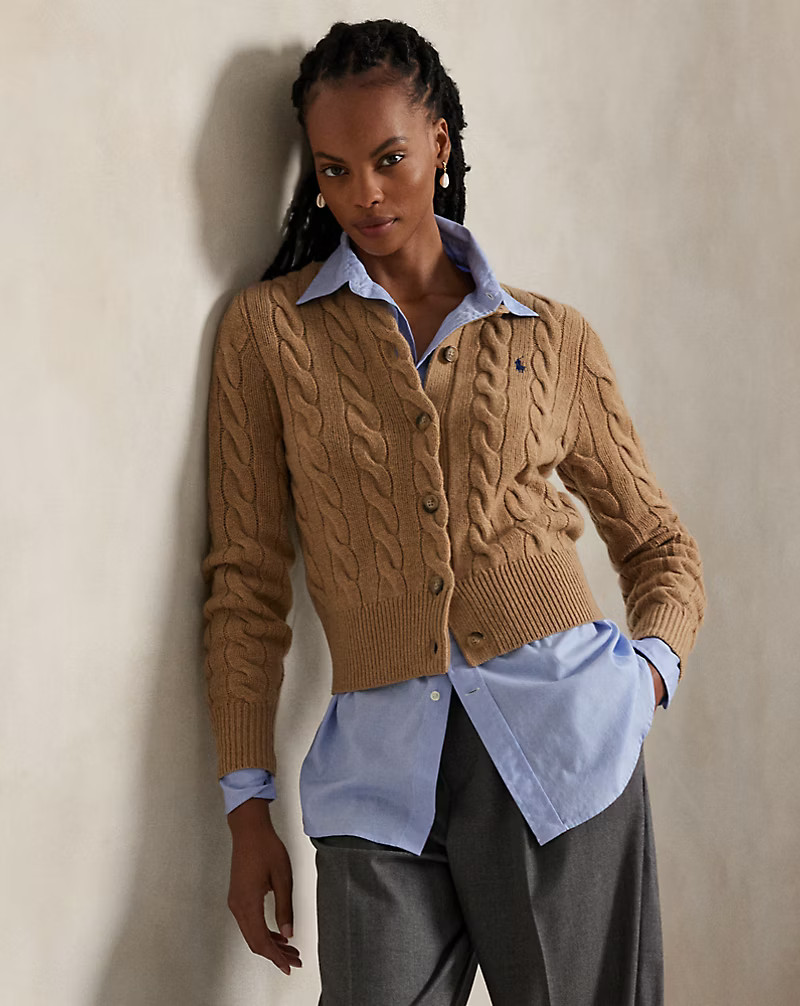 Cable-Knit Wool-Cashmere Cardigan | Ralph Lauren (ES & PT)