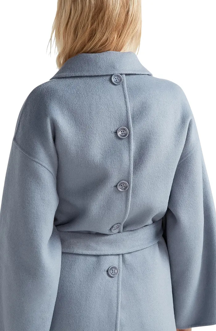 Belle & Bloom Wide Awake Split Hem Overcoat | Nordstrom | Nordstrom