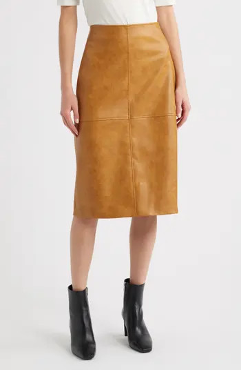 rag & bone Jordie Faux Leather A-Line Skirt | Nordstrom | Nordstrom