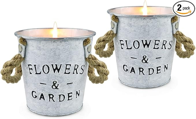 Citronella Candles Outdoor, 13.5 Oz 50 Hours Long Lasting, Citronella Scented Candle, Soy Candle ... | Amazon (US)